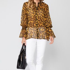 Leopard blouse